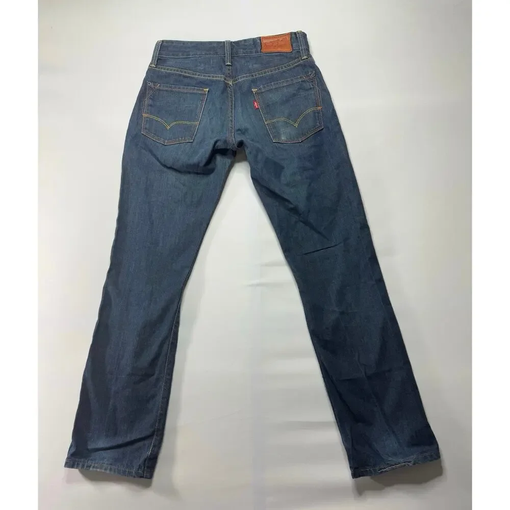 Rare‎ Levi's Red Men's Slim Straight Leg Blue Denim Jeans - Size 29x30*
